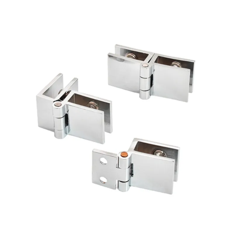 Cabinet glass door hinges 2PCS stainless steel hinges door hinges suitable for glass thickness 5-8mm 90/180/0 degree