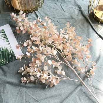 

1 Pcs Multi-colored Mint Leaf with A Length of 98cm Plastic Artificial Fake Material Decoration Family Wedding Wizard Decoration