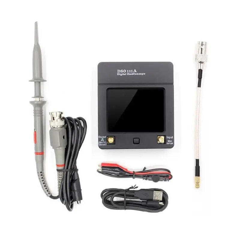 DSO 112A Мини цифровой осциллограф сенсорный экран TFT Портативный Карманный USB интерфейс 2 МГц полоса пропускания 5Msps частота дискретизации