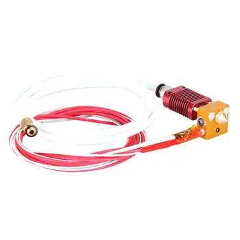 

New Extrusion Head Extruder Heating Aluminum Block Print Head Nozzle Remote Nozzle Extruder Nozzle for 3D Printer