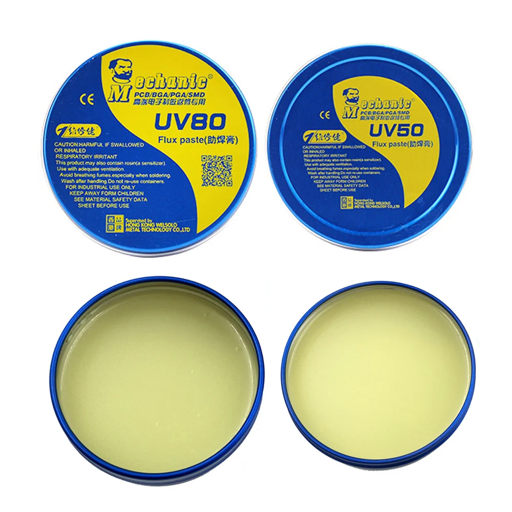MECHANIC пайка UV50 без очистки с Флюсом оловянные детали IC Lron сварочные флюсы для