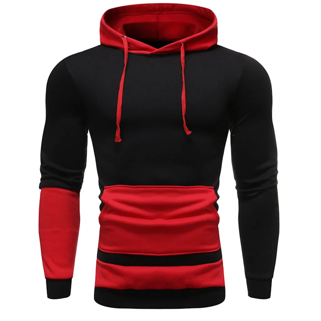 Vete для мужчин t femme мужские толстовки осень зима длинный рукав с капюшоном Slim Fit мужской свитер с капюшоном верхняя одежда с рисунком Топы Блузка
