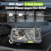 TESLONG NTS500 5.0" LCD Industrial Endoscope Camera Snake Tube 1080P 5.5mm Dual Lens Car Pipe Digital Inspection Borescope 2