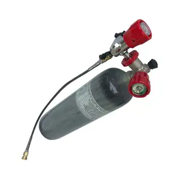 Online AC103101 Acecare 3L 4500Psi Carbon Faser Zylinder Mit Ventil & Füllung Station Für PCP Paintball Airforce Condor Jagd Schießen