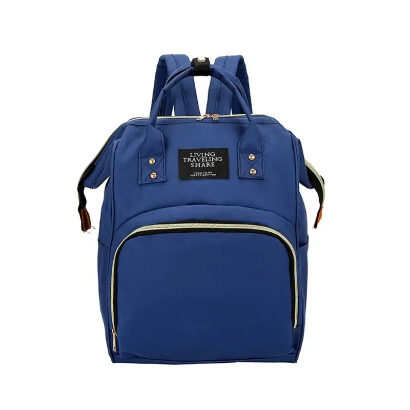 dark blue Сумка для мам, Большая вместительная сумка для подгузников, Детский рюкзак для путешествий с ремнями для коляски, 72XC - Цвет: dark blue