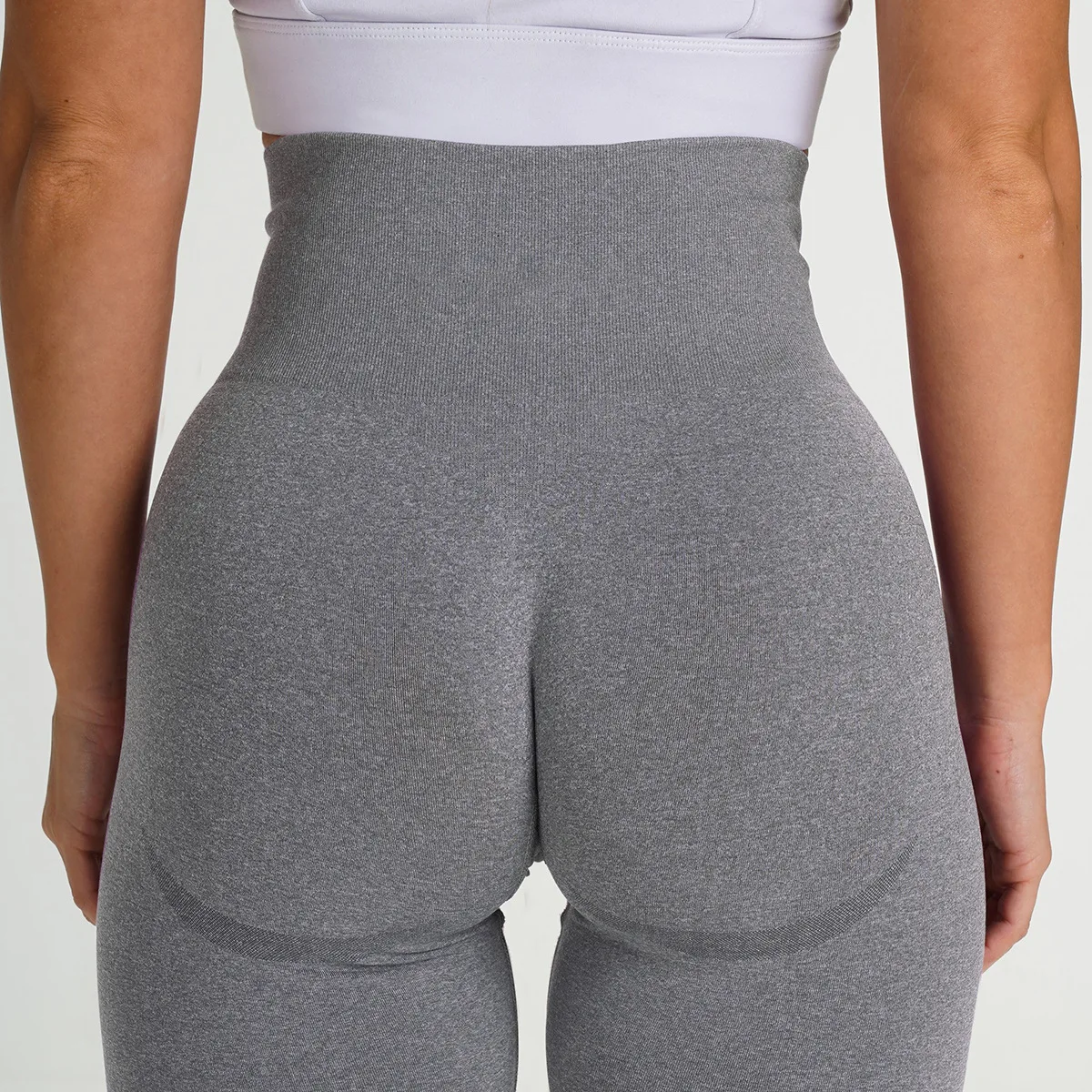 Calção esportiva com cintura alta para corrida,