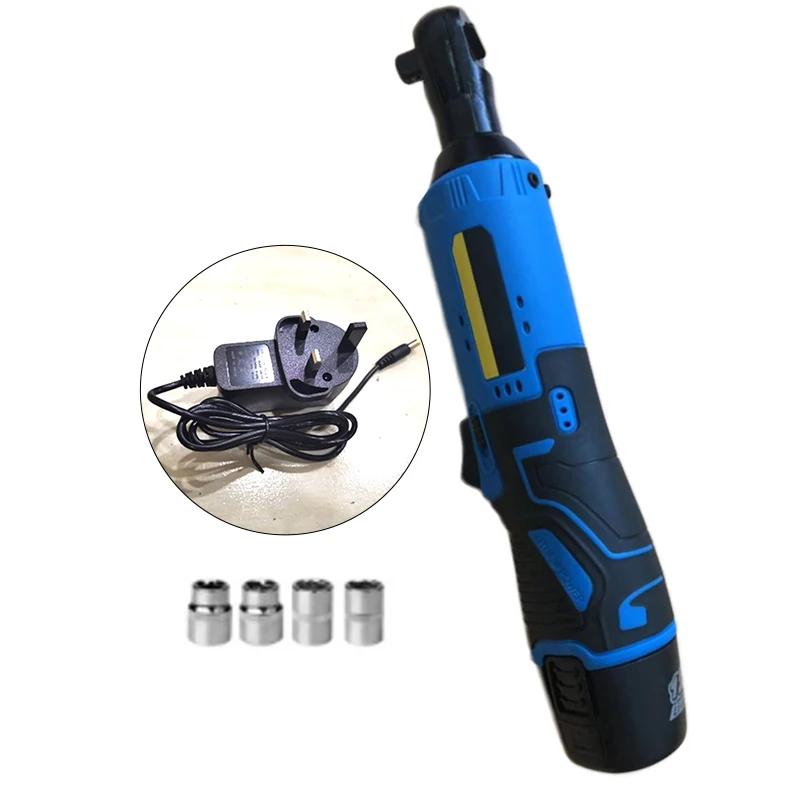 

2019 New High Quality 12V Wireless Rechargeable Electric 3/8 Ratchet Wrench 40NM Ratchet Charger