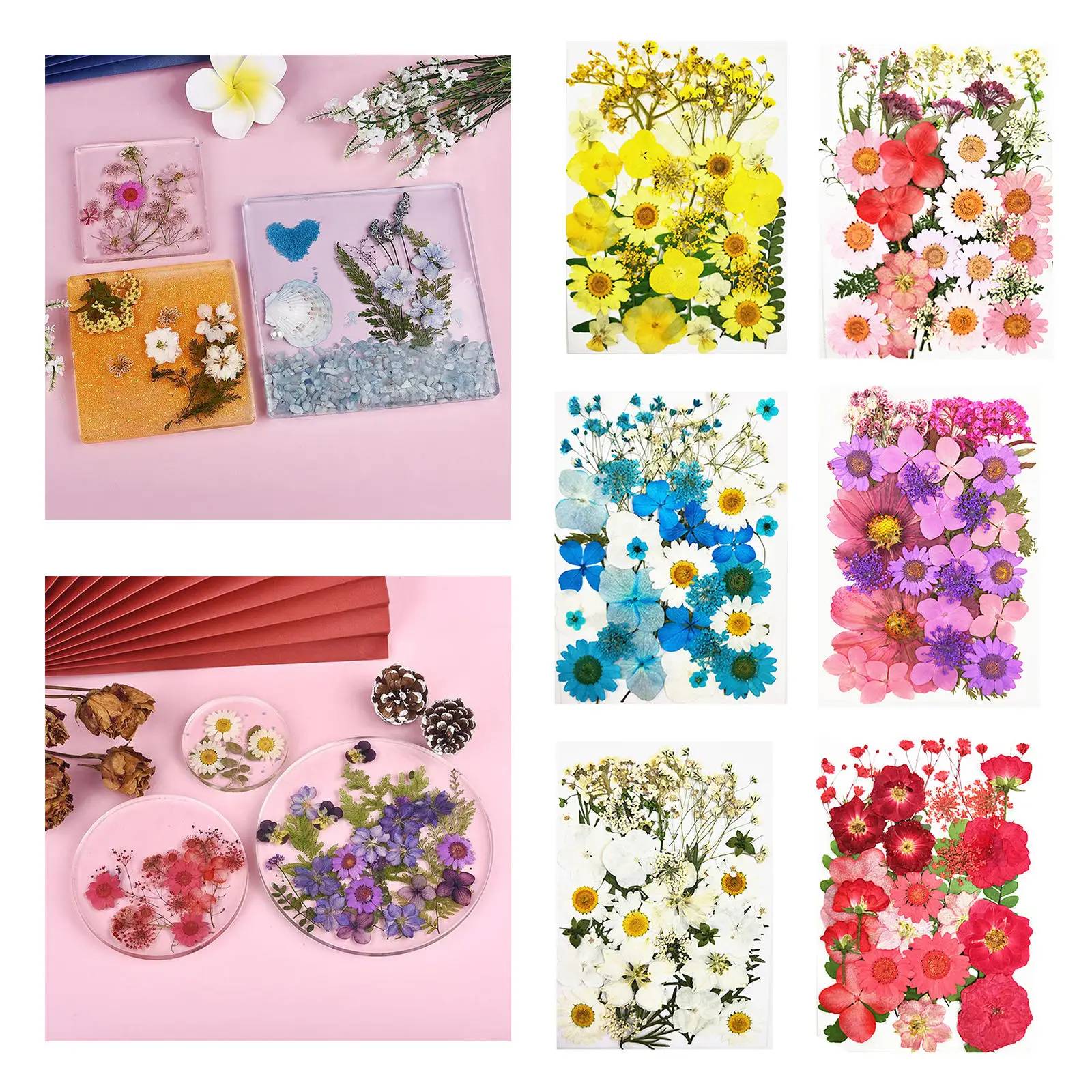 Настоящие натуральные бриллианты прессованные цветы листья лепестки для