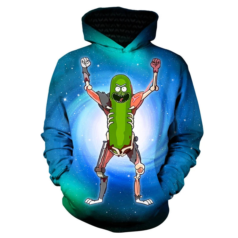 Camiseta де Рик и Морти толстовки jml2 искусство 3D унисекс Толстовка мужская брендовая Толстовка Повседневный Спортивный костюм пуловер Аниме Толстовка - Цвет: 1