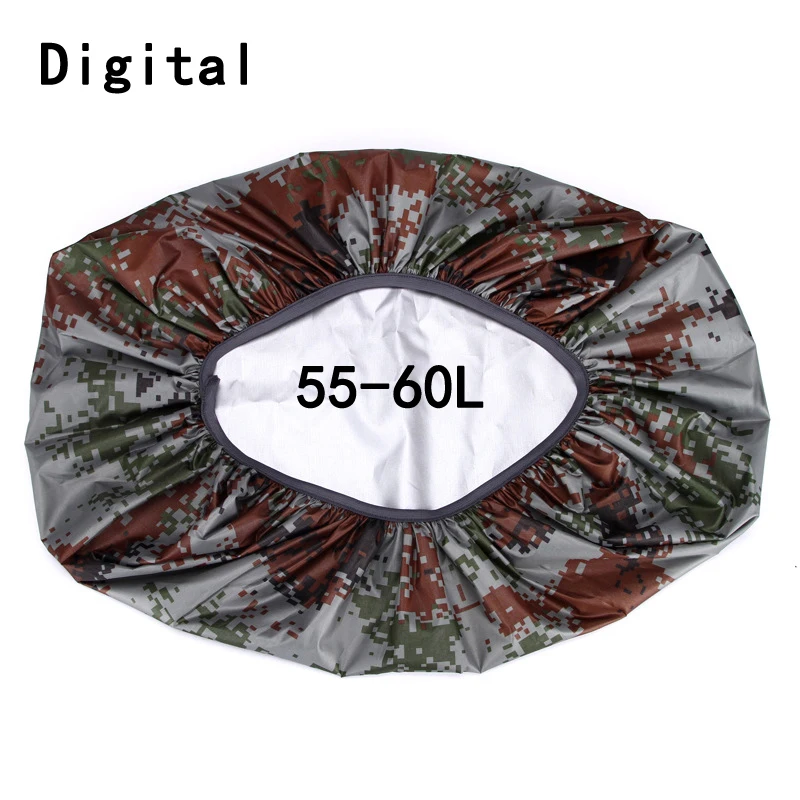 Digital 55-60L 35L 45L 55L 70L 80L рюкзак дождевик походный туристический Водонепроницаемый пылезащитный спортивный мешок Сверхлегкий Открытый инструмент - Цвет: Digital 55-60L
