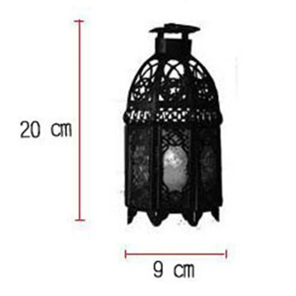 Подсвечник ветровые фонари Европейский пасторальный Средиземноморский мебель кованые железные ветровые лампы марокканский стиль
