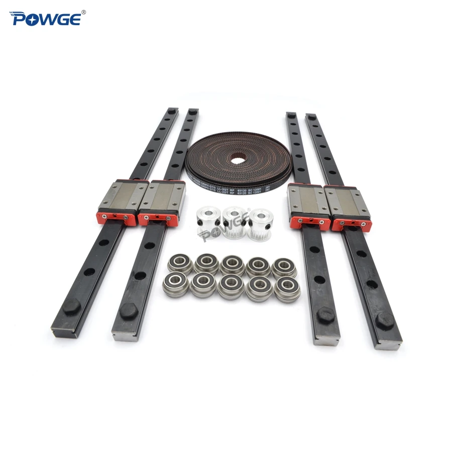 POWGE VORON Switchwire MOTION Kit GT2 LL 2GT RF 5 метров открытый ремень 20 зубьев линейный рельс MGN12H