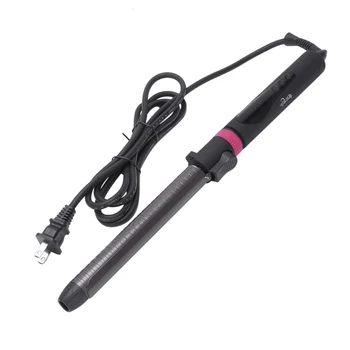 

Hair Curler Curling Wand Iron Rotatable Hair Styler Wet&Dry Tongs Curly Hair Styling Tools Temperature Adust 22Mm(Us Plug)