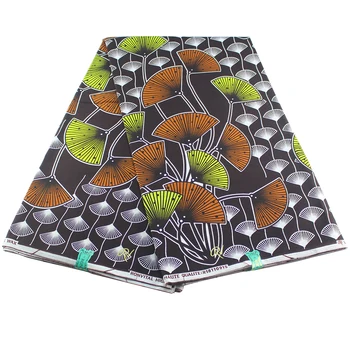 

Polyester Prints Wax Fabric Ankara African Wax Real Dutch Wax Fabric Sewing Material for Woman Party Dress 6yards
