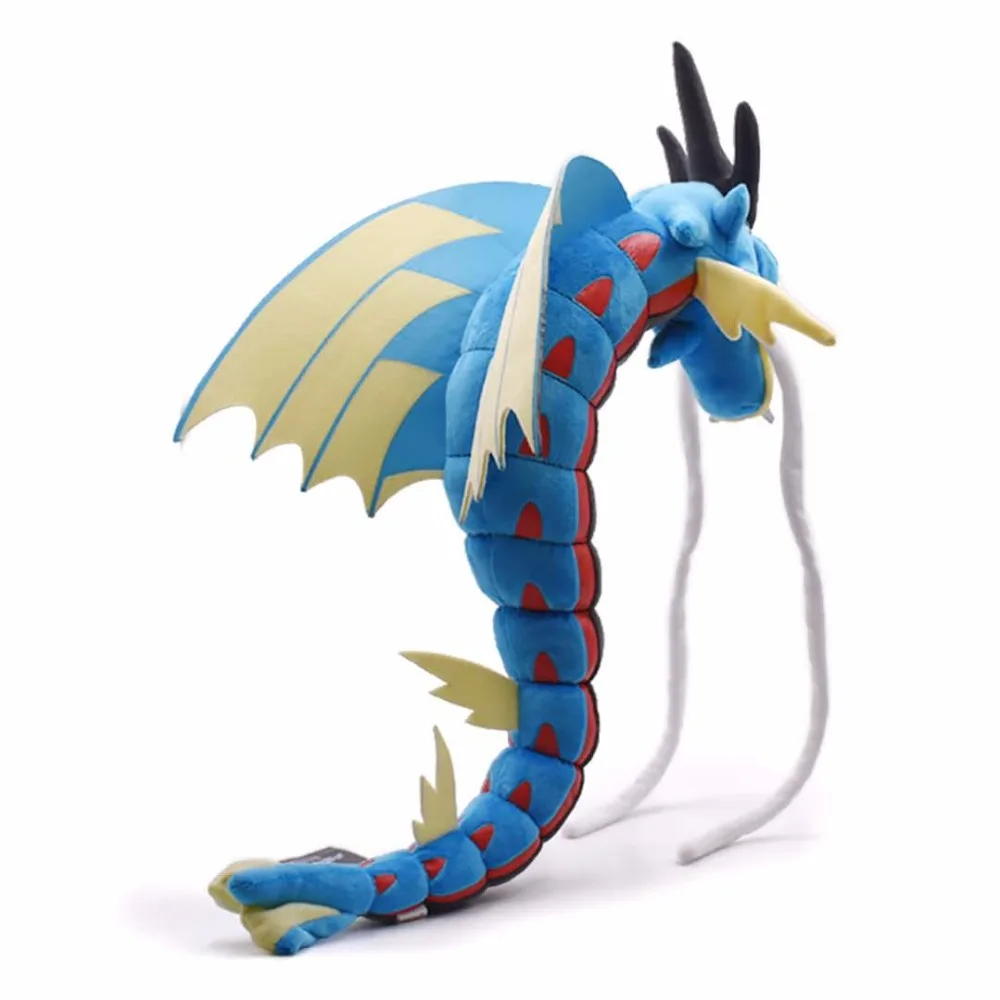 Takara Tomy Pokemon Plush 55cm Monster Center Mega Blue Wing Gyarados Garados Peluche Toys Doll Soft Stuffed Gift for Children