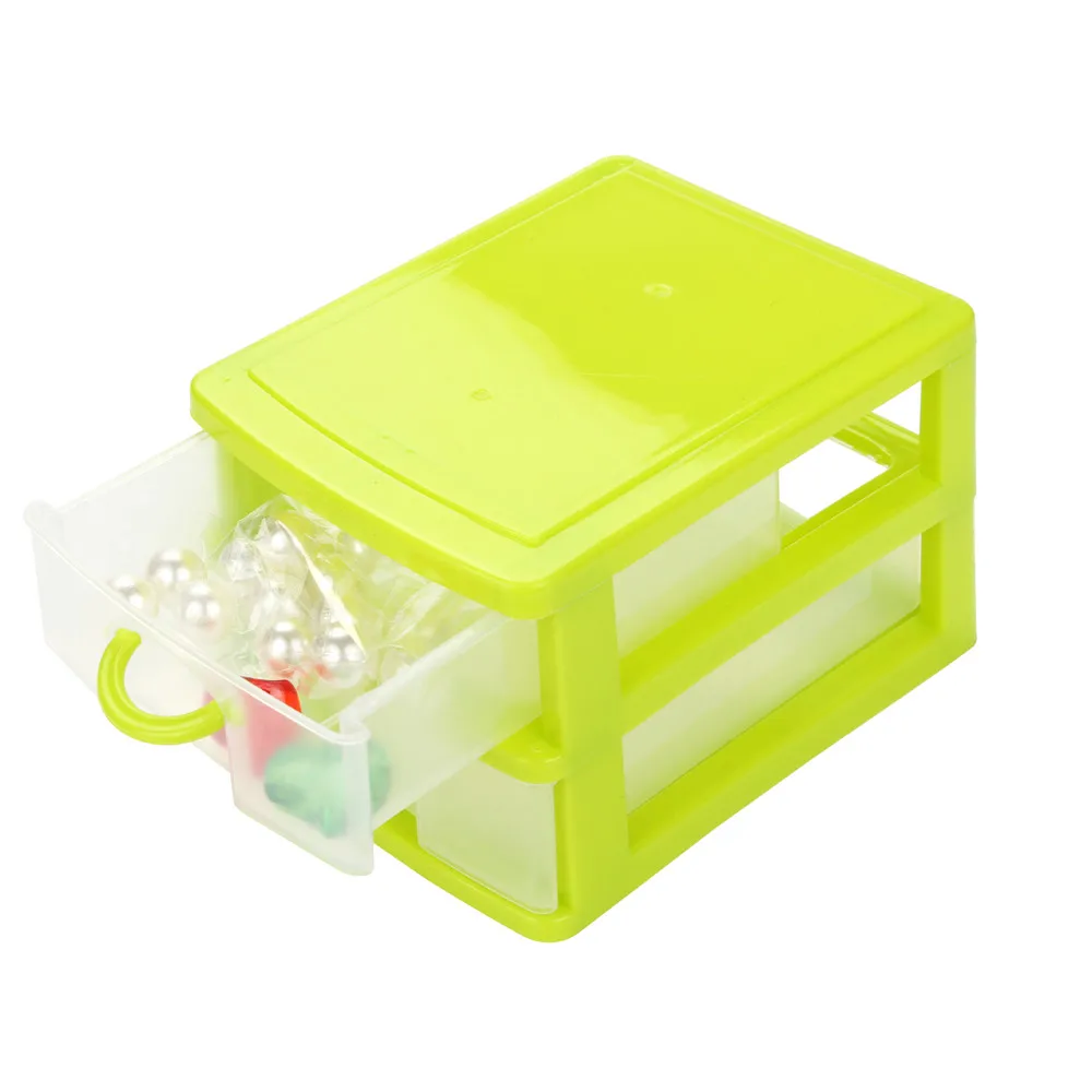 Ящик для хранения пластиковый мини Настольный ящик для мелочей чехол для хранения мелких предметов косметический сортировочный выдвижной ящик Органайзер для хранения