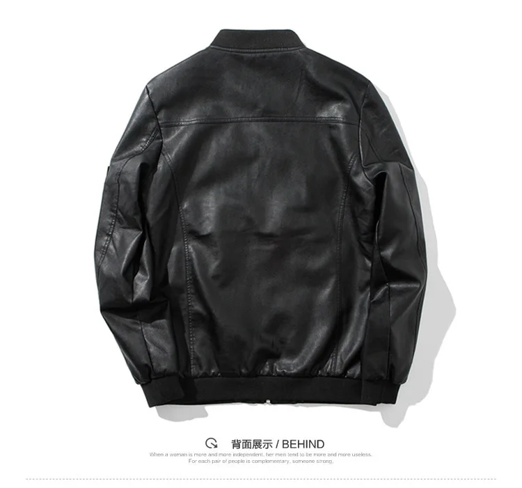 AliExpress осеннее мужское локомотивное кожаное пальто Pu корейский стиль Slim Fit Куртка Пилота тренд вышитая мужская одежда