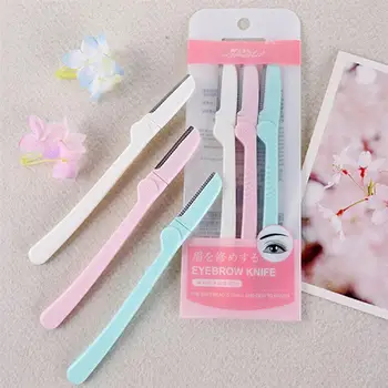 

3/12PCS Professional Trimmer Safe Blade Shaping Knife Eyebrow Blades Face Hair Removal Scraper Shaver Makeup Beauty Tools