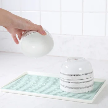 

Simple Double Layer Drain Tray Water Cup Storage Trays Multifunctional Home Rectangular Drying Rack.