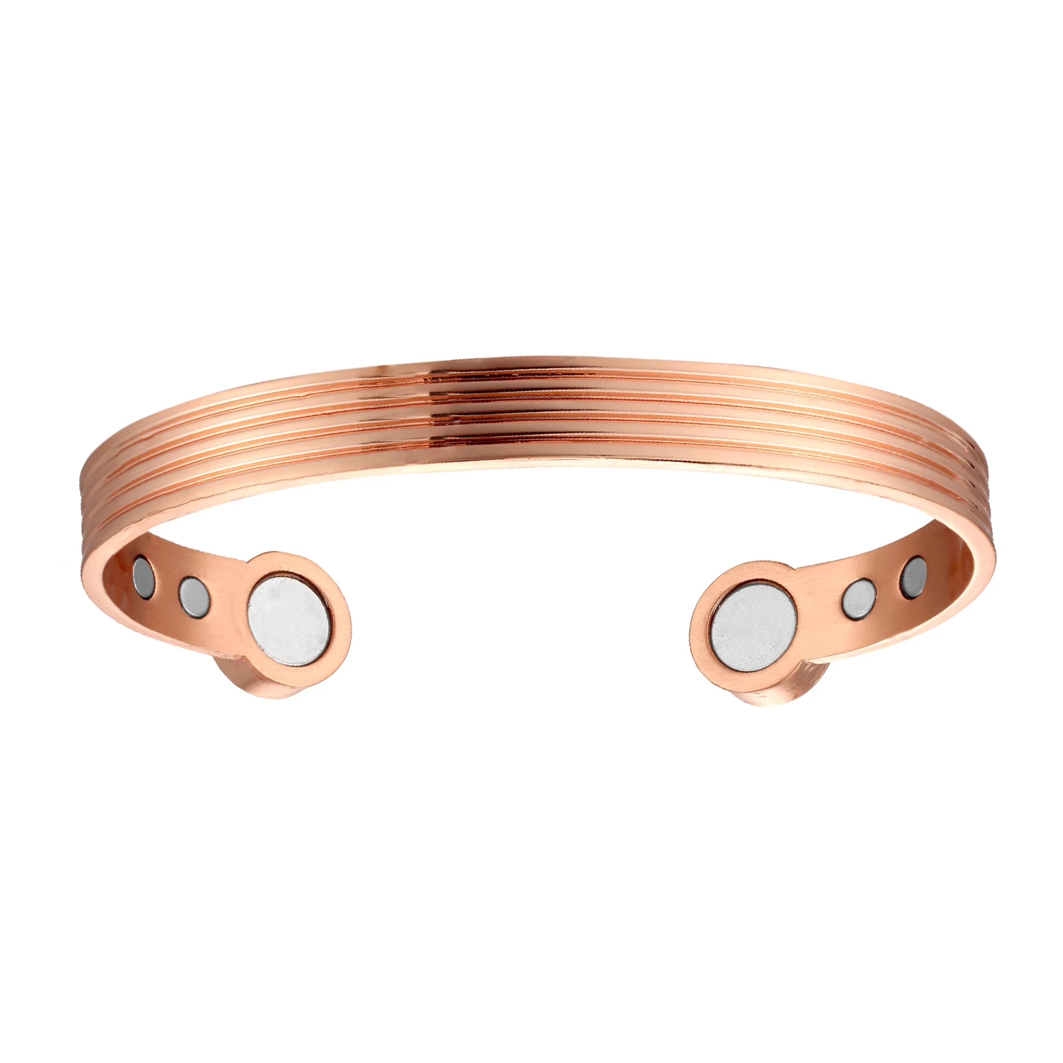 Oktrendy Pure Copper Bangle Magnetic Adjustable Cuff Bracelets Male Copper Health Energy Magnetic Bracelets Bangles For Women 4