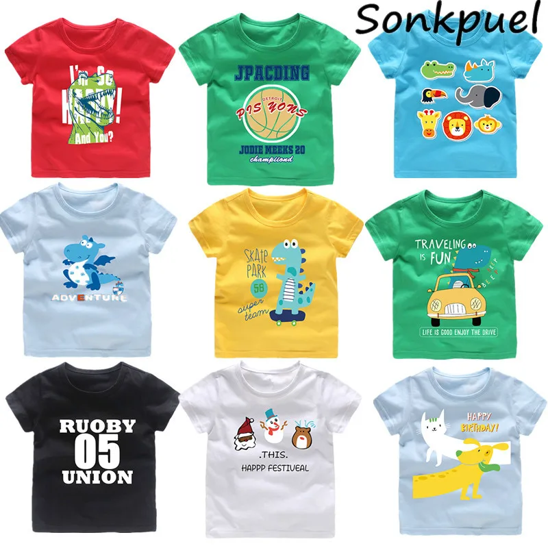 1-6Years,SO-buts Toddler Baby Boys Summer Clothes Cartoon Car Printed Letter Tops T-Shirt+Shorts Outfits Set
