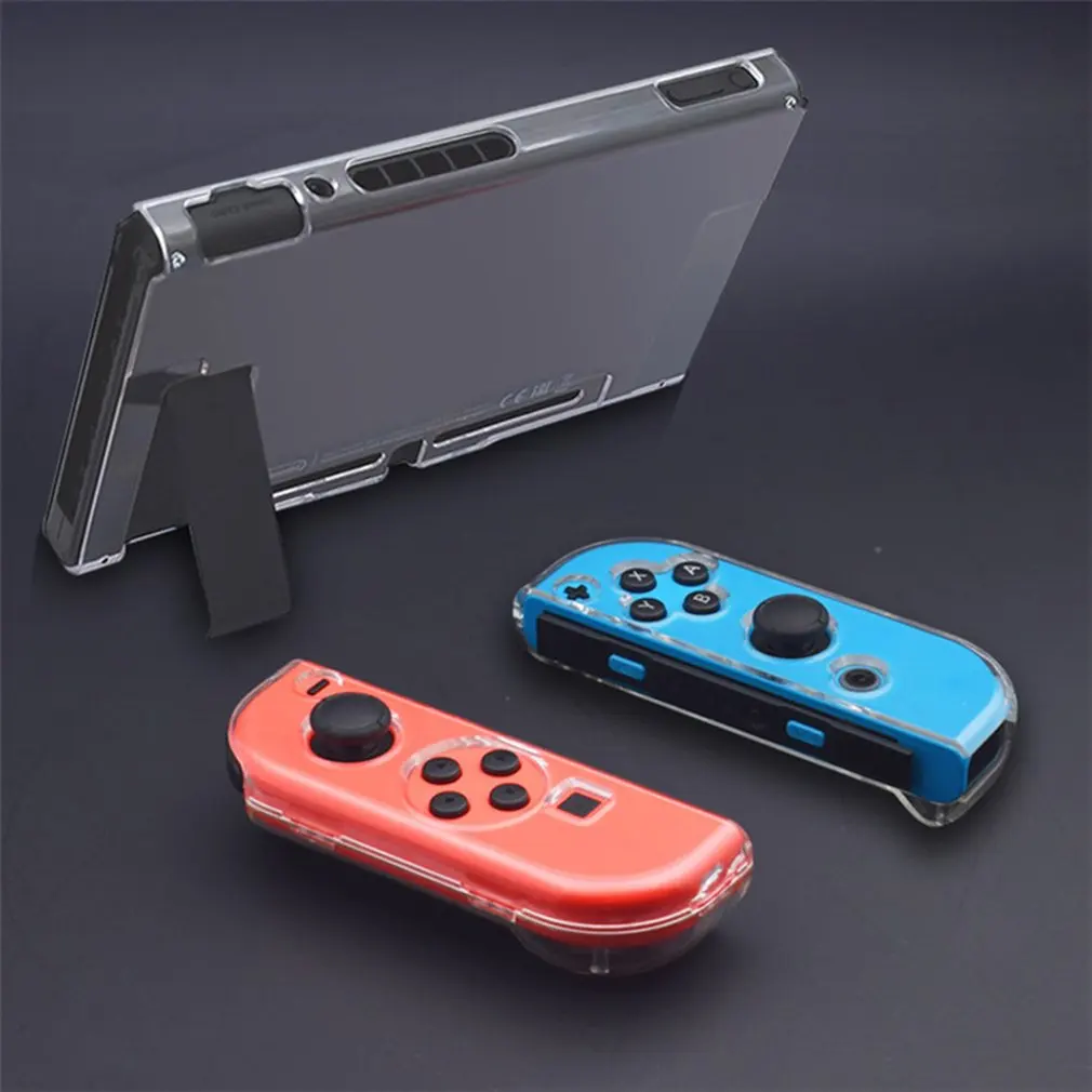Съемный кристально прозрачный чехол для ПК Для Nintendo Switch NS NX жесткий однотонный