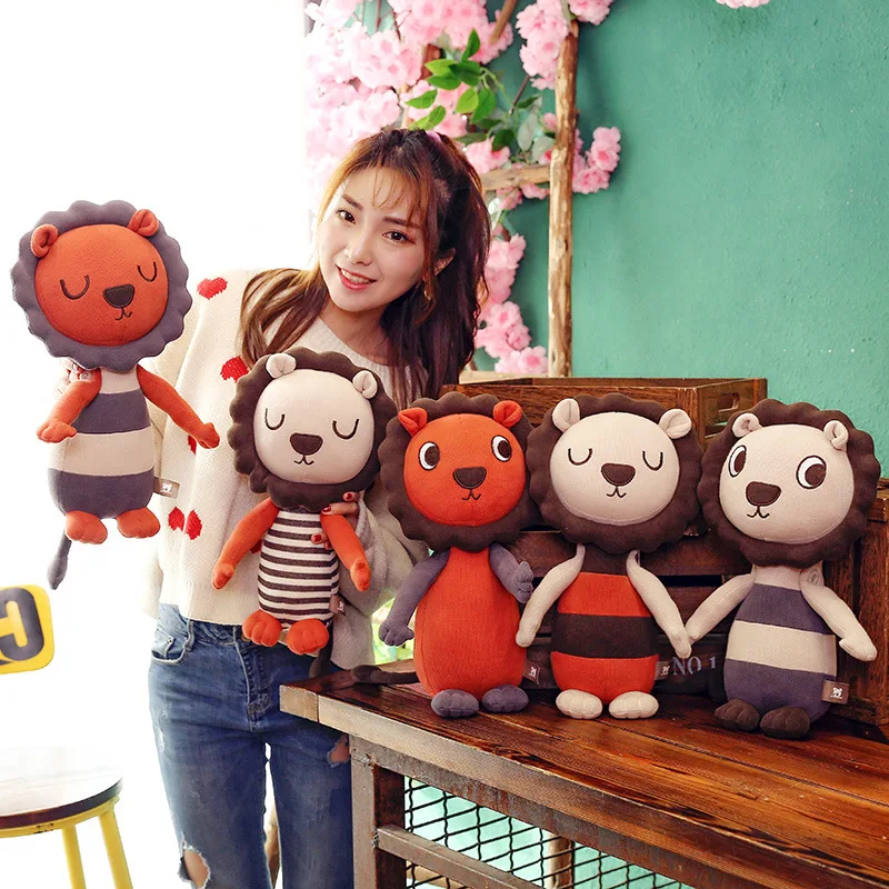 

Creative-Check Small Lion Doll Plush Toys New Style Expression Doll Doll Birthday Gift