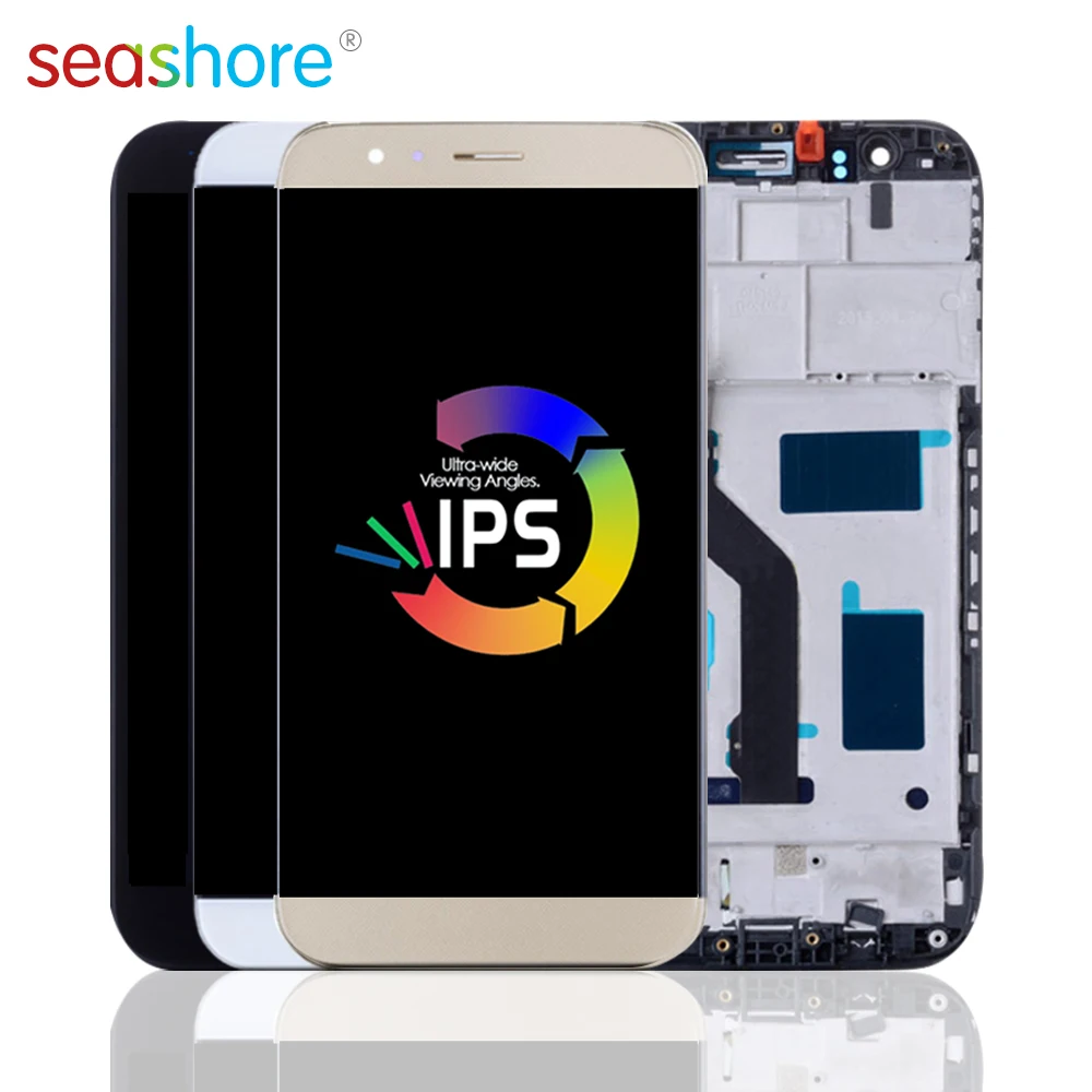 5 &quotОригинал для HUAWEI G8 LCD сенсорный экран дигитайзер сборка Huawei дисплей с рамкой