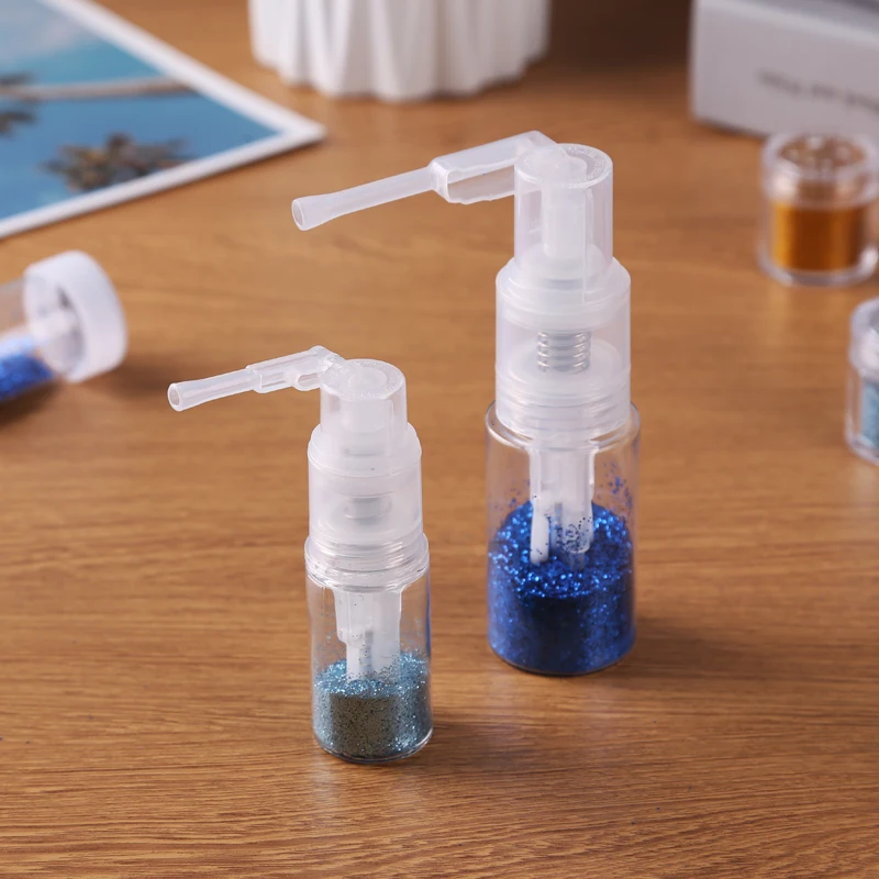 Empty Plastic Pet Powder Spray Bottle Spray Glitter Duster for Diy Scrapbooking/photo Album Decor Card Making  14ML/35ML