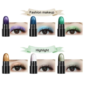 

New 12pcs Glitter Eyeshadow Pen Set Shimmer Highlighter Eye Shadow Cosmetics SCI88