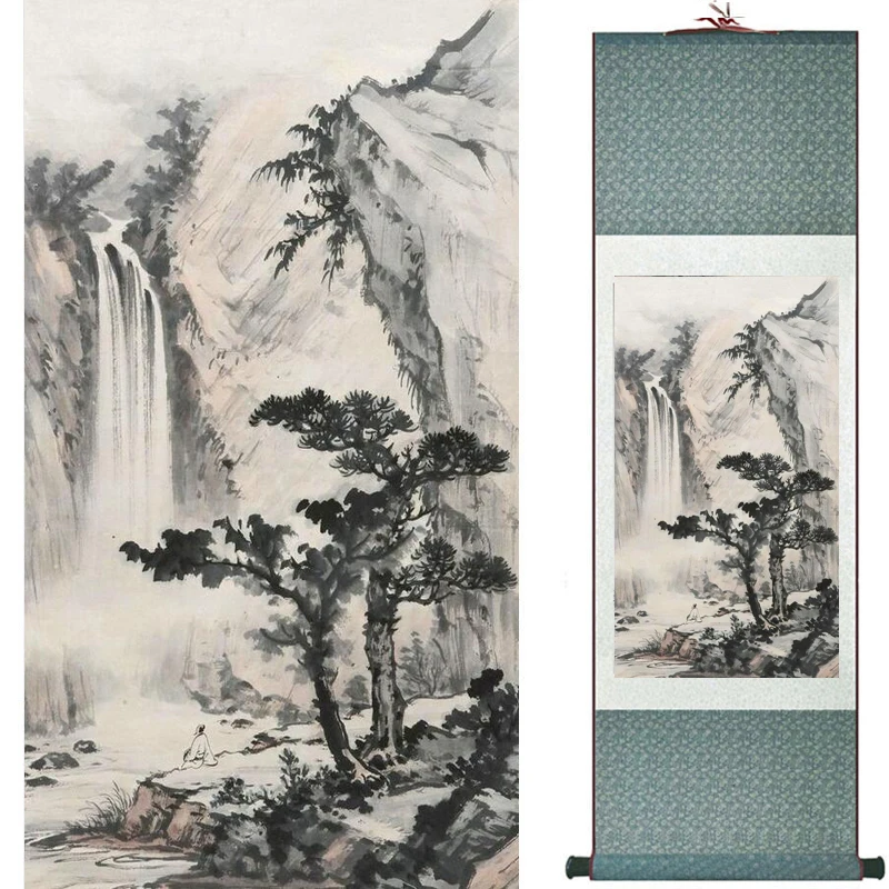 

landscape art painting Super quality traditional Chinese Art Painting Home Office Decoration 19121135
