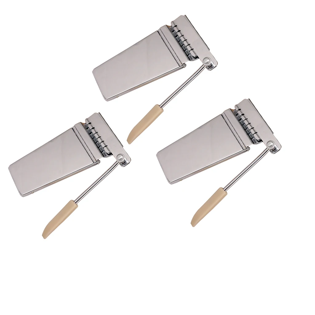 3pcsSilver Tremolo мост задняя часть для SG LP аксессуары для электрогитары