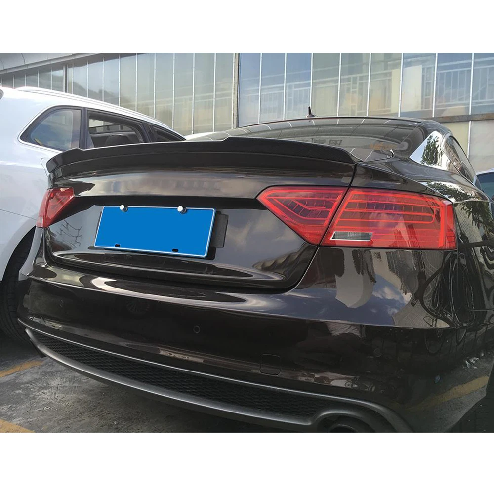 Автомобильный задний спойлер для багажника из углеродного волокна крыло Audi A5 Sline