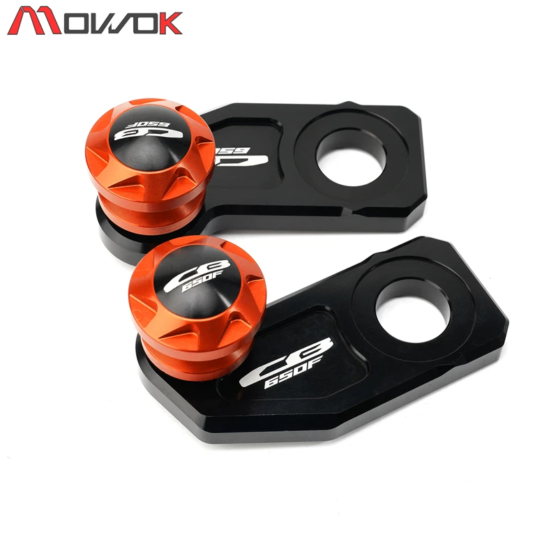 Для CB650F/CBR650F CB 650F CBR 650F- Мотоциклетная цепь регулировочный кронштейн блок маятник Катушки слайдер
