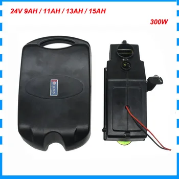 

250W 24V 9AH 11AH lithium battery 24 Volt 13AH 15AH Electric bike li ion batteria pack use 15A BMS 29.4V 2A Charger