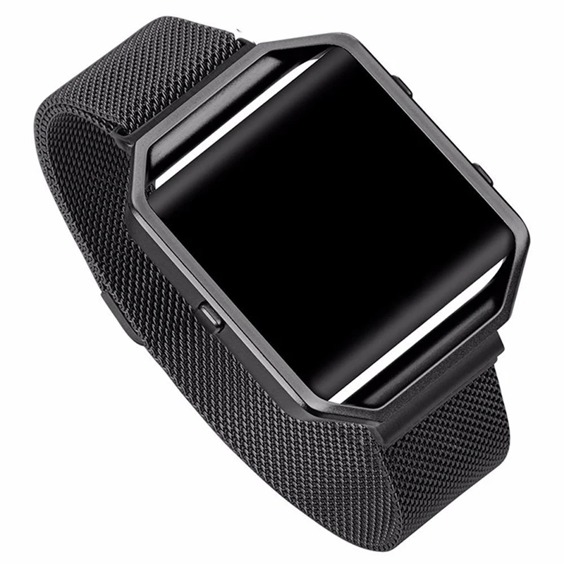 Магнитный замок сетки петля ремешок браслет с металлической рамкой для FitbitBlaze часы VH99