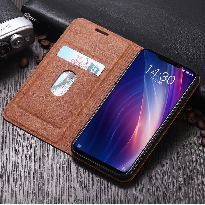 SUEF, винтажный Чехол-книжка из искусственной кожи, чехол s для Meizu X8 Meilan Note 8, чехлы для телефонов, чехол, мягкий ТПУ, противоударный чехол-кошелек с подставкой и отделением для карт