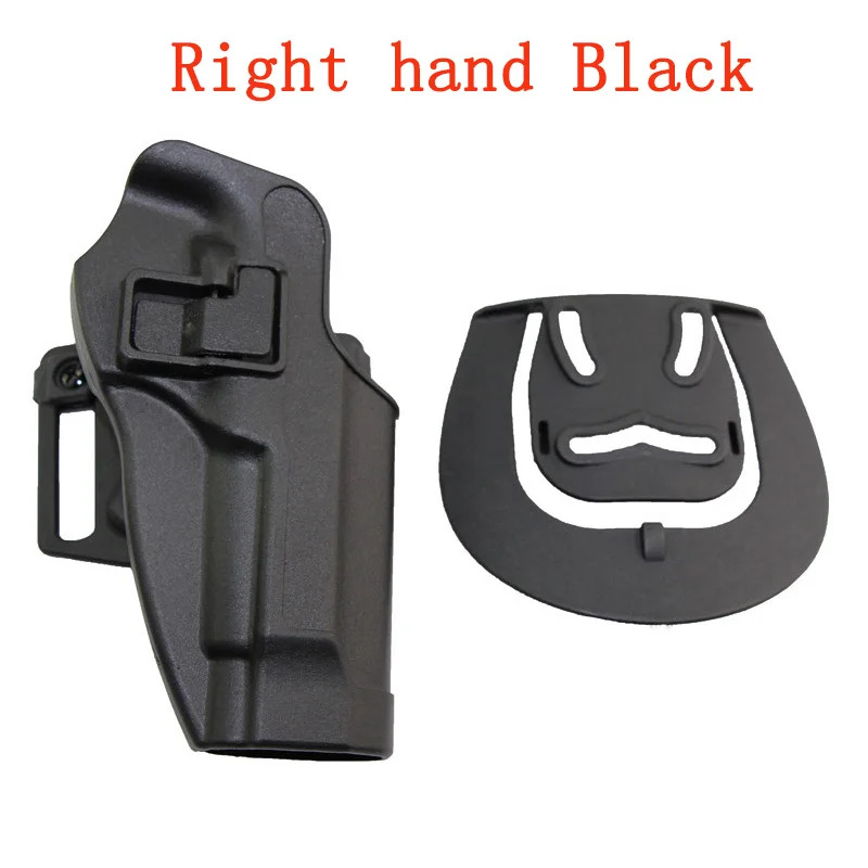 Right hand Black CQC системная левая/правая рука Beretta M9 M92 M92F M96 кобура Пистолет Чехол пистолетный страйкбол ремень с кобурой талии охотничье оборудование - Цвет: Right hand Black