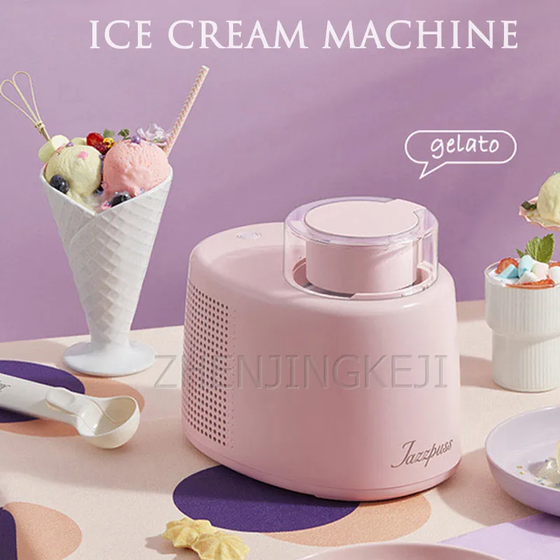 Small Ice Cream Machine Automatic Yogurt Fruit Child Ice Cream Machine Home Ice Cream Machine Automatic power-off 500ML Capacity 3