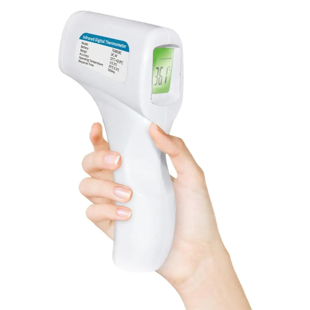 

Quality Digital Thermometer Non-contact Infrared Ear Forehead Thermometer with LCD Display for Baby Child Adult Body Temperature