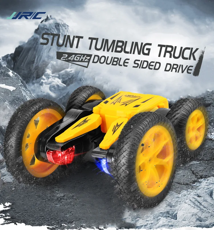 JJRC Q71 трюк автомобиль дистанционного управления Вращающийся Двухсторонний трюк rc автомобиль с легкой тележкой продвижение подарок