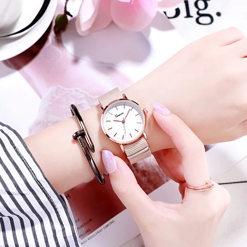 beige Модные Аналоговые наручные часы Детские Кварцевые часы детские часы простые кварцевые часы подарок для девочек детские часы Relogio Infantil - Цвет: beige