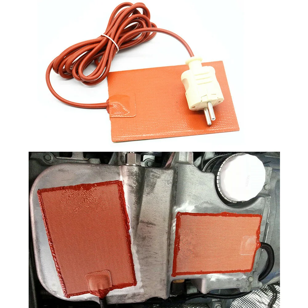 

75W Plate Uniform Temperature Car Flexible Universal Hydraulic Tank Tool Engine Heating Pad Waterproof Accessory Electrical