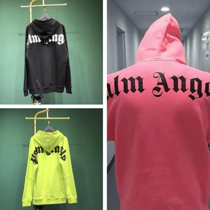 

19ss Palm Angels Hondies Men Women Sweatshirts Men Harajuku Hip Hop Black Sweatshirt Xxxtentacion Hip Hop Palm Angels Hondies