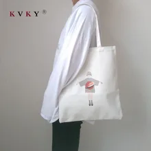 Женская Большая вместительная простая маленькая свежая Холщовая Сумка Женская сумка художественная и экологичная многоразовая защита Эко сумки сумка для покупок