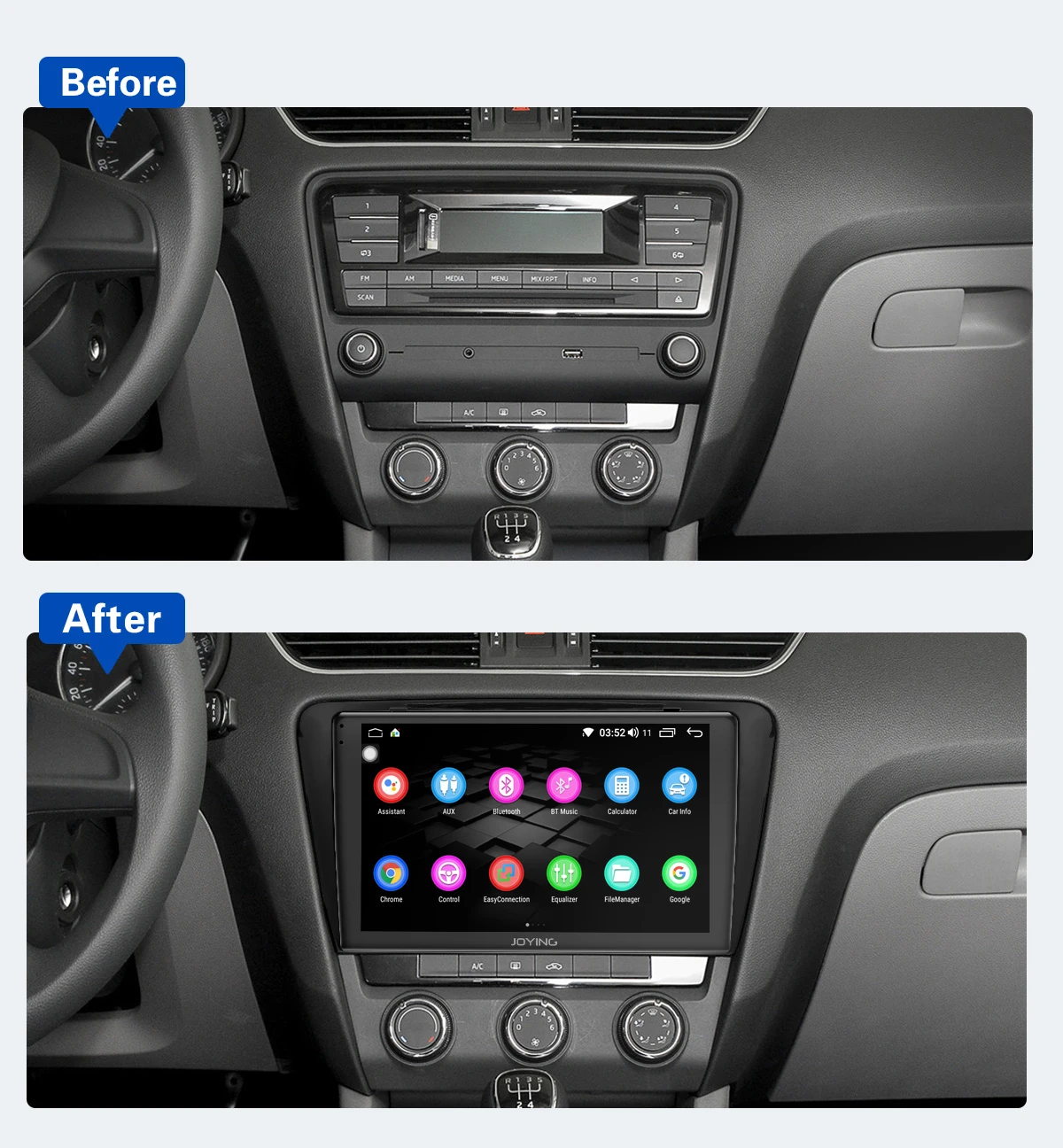 Android автомобильный радиоприемник для Skoda Octavia 2013 автомобильный стерео gps мультимедийный плеер 10 ''Видео Аудио головное устройство