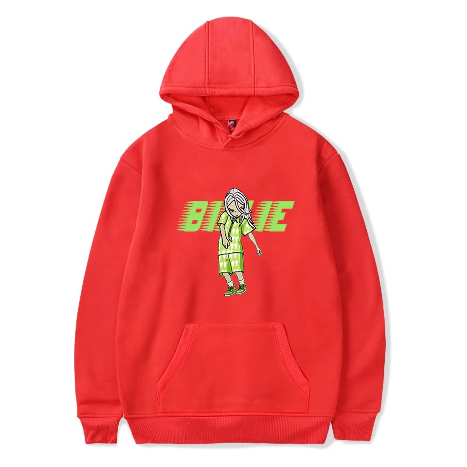 Billie eilish hoodie Pullover Oversized Hoodie Streetwear Sweatshirts Hoodies Women/Men Hoodies Casual hip hop Long Hoodies