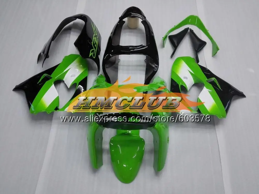 Корпус для KAWASAKI ZX-9R ZX 9R 9 R 900 ZX9R 00 01 02 03 зеленый blk 111CL. 33 ZX900 ZX9 R 900CC 2000 2001 2002 2003 обтекатели - Цвет: No. 14