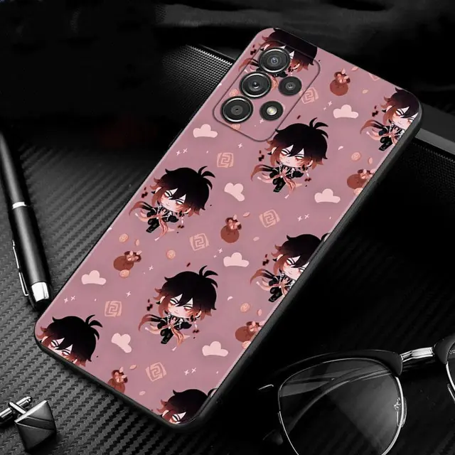Cartoon Genshin Impact Case For Samsung Galaxy A51 A71 A41 A31 A11 A01 A72 A52 A42 A32 A22 A21s A02s A12 A02 Phone Shell Capa B11