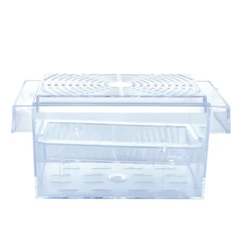 

Saim High Clear Fish Breeding Box Aquarium Hatching Box Multi-Function Fish Hatchery Box Double Layer Incubator Fish Aquarium